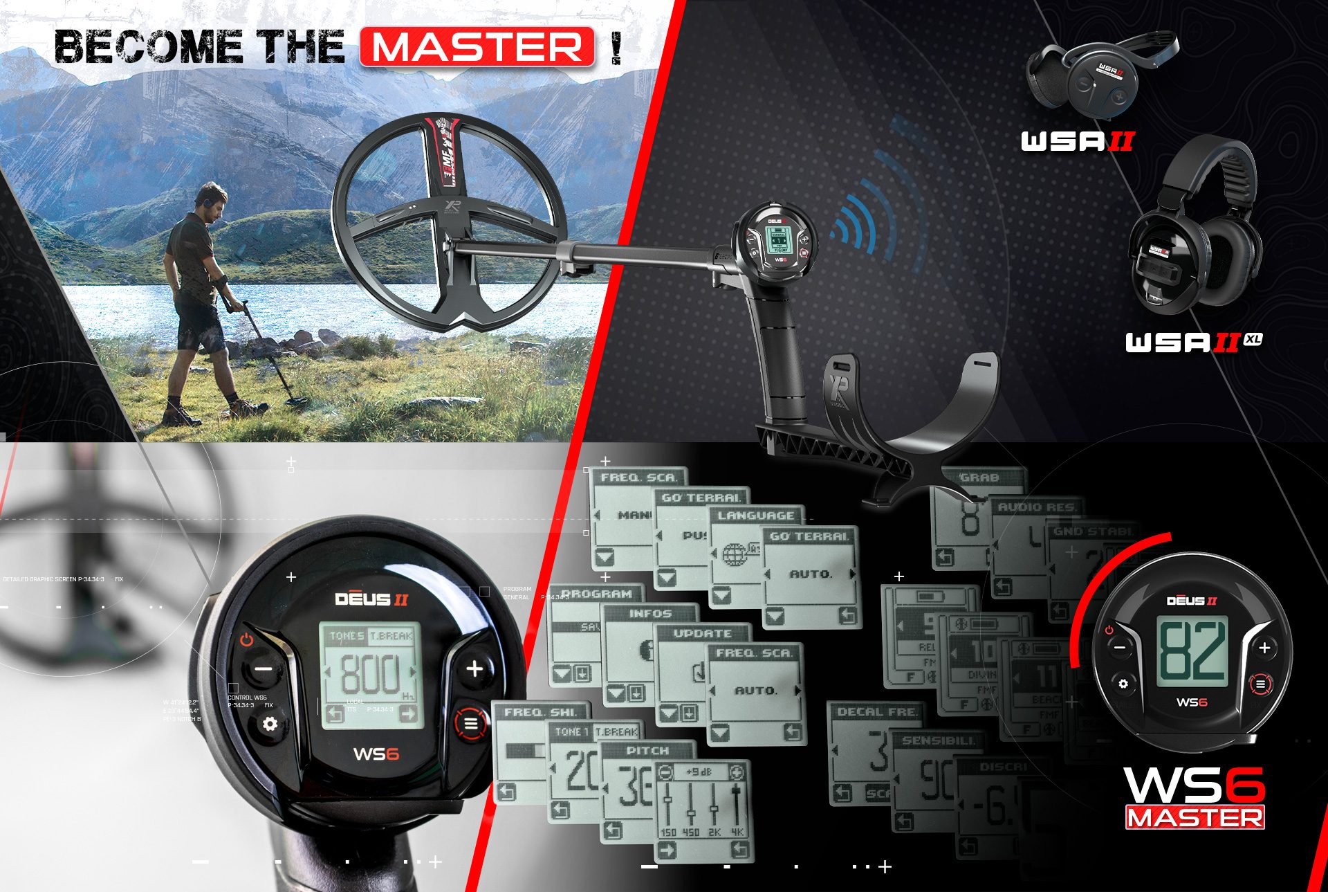 Mersin XP Deus II WS6 MASTER - XP WS6 MASTER Deus 2 saha ve su kullanımı